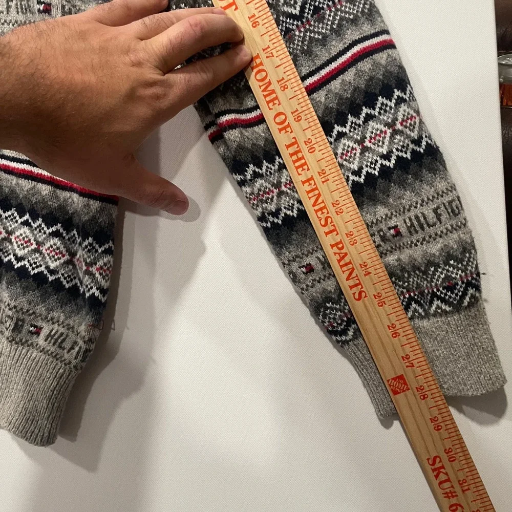 Tommy Hilfiger Fair Isle Sweater XXL Luxury‎ Blend Wool Cotton Blend Menswear